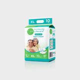 Adult Diaper Regular - Tape Style, Extra Absorbent, Unisex (Pack of 10)