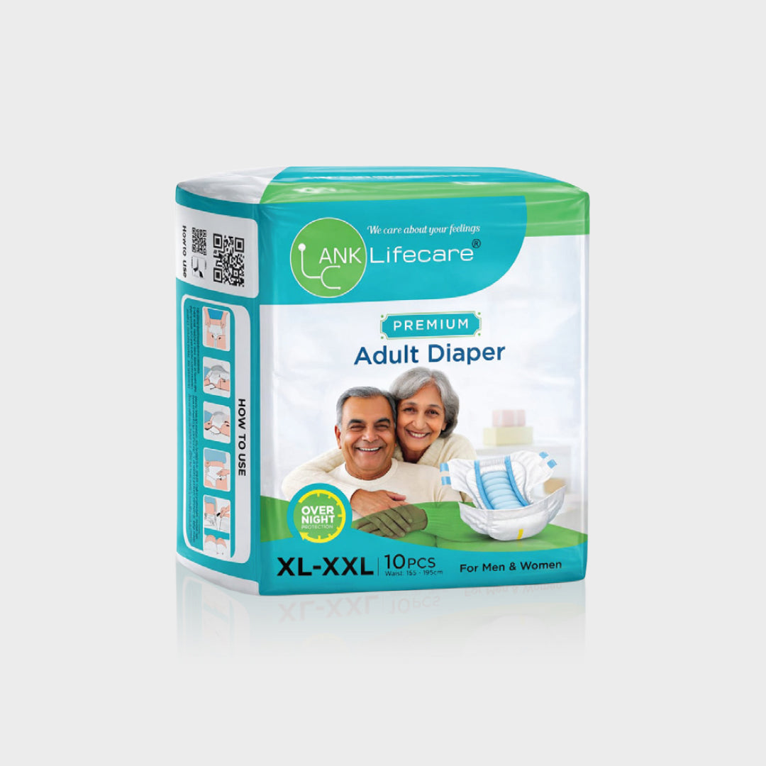 Premium Adult Diapers - Tape Style, Extra Absorbent, Unisex (Pack of 10)